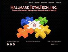 Tablet Screenshot of hallmarkjobs.com